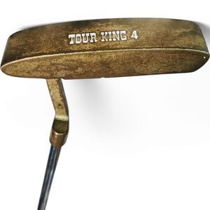 Tour King 4 Vintage Golf Putter Classic Chrome Steel Shaft Right-Handed‎ Club